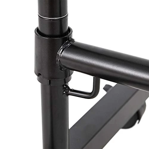 Don't Look At Me - Simplified Privacy Room Divider - Black Frame With Black Privacy Fabric - Image 3