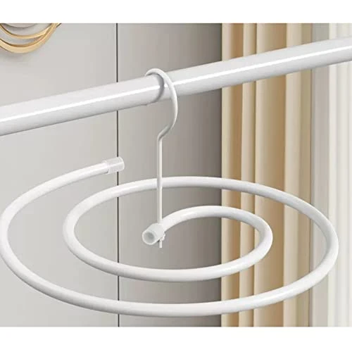 Spiral Hanger Home Balcony Rotating Hanger Quilt Cover Bed Sheet Quilt Cover Special Coat Hanger ( Color : White , Size : One )