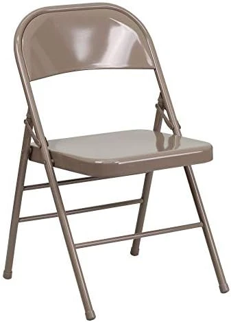 Flash Furniture 2 Pack HERCULES Series Triple Braced & Double Hinged Red Metal Folding Chair - Image 10