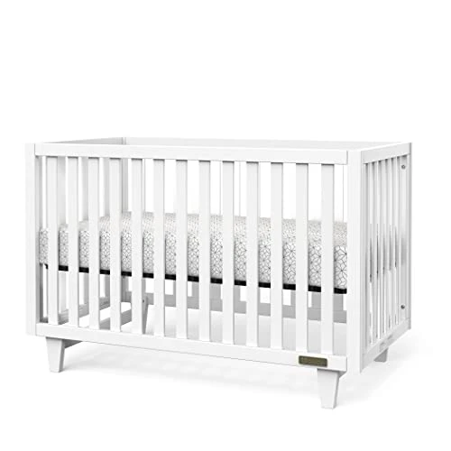 Child Craft Tremont 3 Piece Baby Nursery Set With 4 In 1 Convertible Crib, Changing Table Dresser And Chest (Matte White) - Image 2