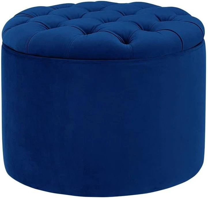 TOV Furniture Queen Velvet Storage Ottoman, Blush - Image 8