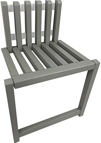 Kelendle Folding Chair Wall-Mounted Invisible Shoe-Changing Stool Made Of Solid Wood Wall Seat Folding With Support Legs Saving Space Suitable For Various Occasions White - Image 9