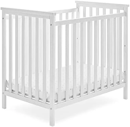 Delta Children Middleton Mini Crib With 2.75-Inch Mattress - Greenguard Gold Certified, Textured Limestone - Image 7