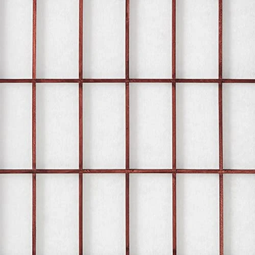 ORE International 4-Panel Room Divider, Cherry - Image 2