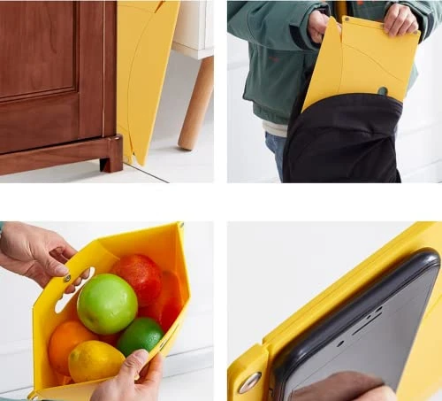 JIBIACB Folding Step Stool,Folding Stool Waterproof Fishing Stool,Ultra-Thin Paper Stool,Non Slip Foldable Step Stool For Kids,Adults,for Bathroom, Garden, Kitchen - Image 5