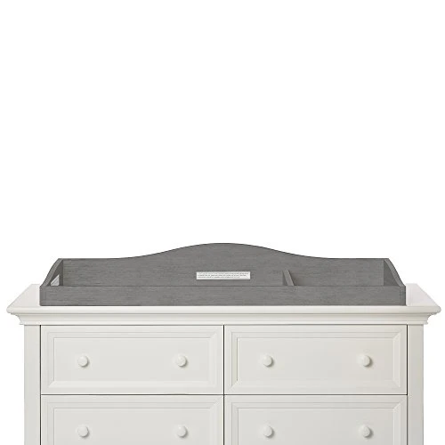 Evolur Universal Collection Changing-Tray, Classy, Durable In Rustic Grey