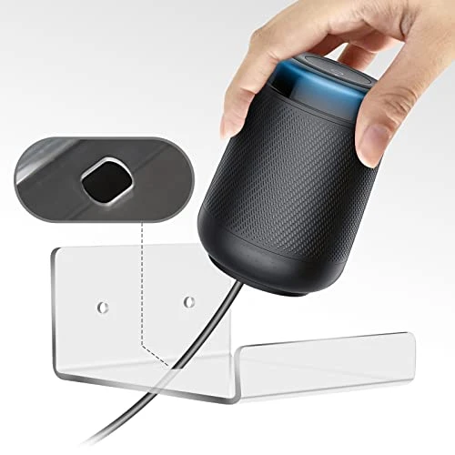 Douildhaiy 3 Pack Acrylic Small Floating Shelf For Wall Storage,4'' Clear Mini Adhesive Shelf For Living Room,Bathroom,Bedroom (Adhesive&Drilling) - Image 3