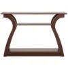 Best Choice Products 47in 3-Shelf Modern Decorative Console Accent Table Furniture For Entryway, Living Room, Brown
