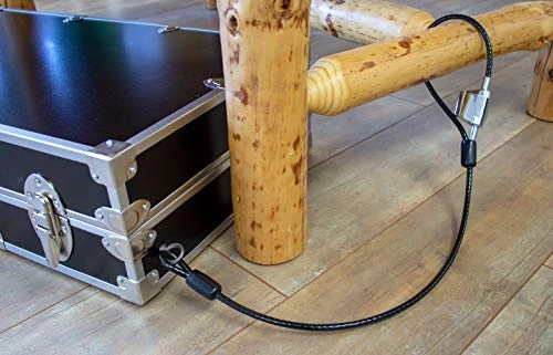 C&N Footlockers College Dorm Room Under Bed - The Slim Lockable Trunk - 32 X 18 X 8.25 Inches (With Cable Lock) - Image 3