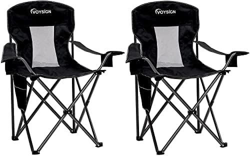 VOYSIGN Mesh Folding Camping Chairs For Adults - Image 6