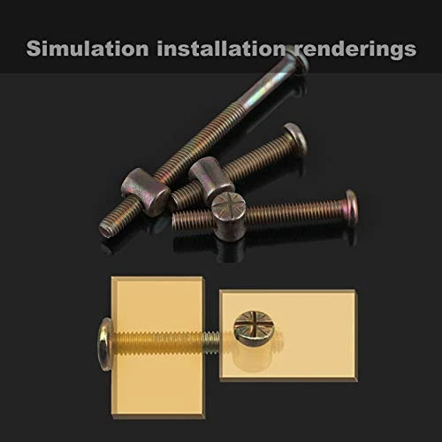 123PCS M6 Kit Crib Screws Baby Bed Screws Hardware Replacement Kit, Hex Socket Head Cap Screws Nuts For Furniture Beds Crib By SG TZH - Image 3