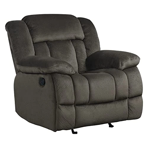 Lexicon Neuport Manual Glider Reclining Chair, Chocolate - Image 3