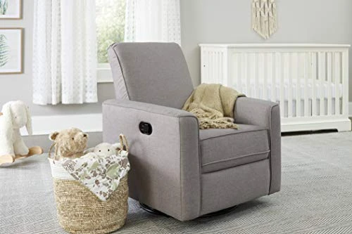 Westwood Design Aspen Manual Recline Nursery Glider Rocker, Sand - Image 3