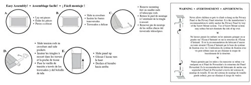 Versailles Home Fashions PP014-12 Bamboo Privacy Panel, 4 X 38 X 68 Inches, Walnut - Image 3