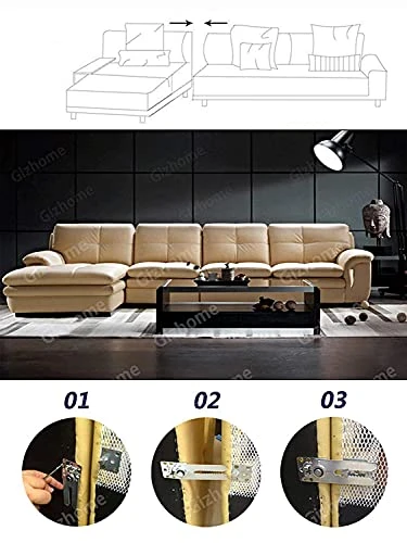 HOWDIA 4 Pack Sectional Couch Connector With Screws - Image 6