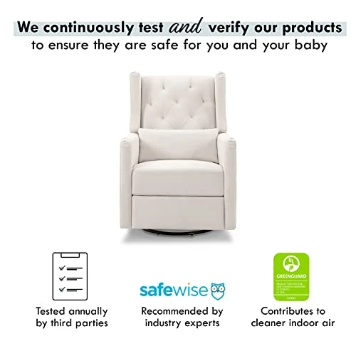 Everly Recliner And Swivel Glider In Eco-Performance Fabric | Water Repellent & Stain Resistant - Image 2