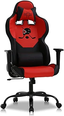 Gaming Chair Massage Office Chair Racing Computer Chair With Lumbar Support Headrest Armrest Task Rolling Swivel Ergonomic PU Leather Adjustable Desk Chair - Image 9