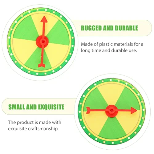 CANIGHT 1set Favors Birthday Indoor Cm Party Decorative Show Tabletop Win Turn Game Mini Draw Activity Activities Pub Yellow Raffle Prop Family Wedding The Hanging Portable Night Gaming - Image 5