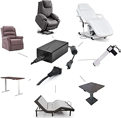 Ttmagic Universal Power Cord For Recliner Chair - 2-Pin Power Adapter For Lift Chair, Recliner Sofa, Recliner Couch, 29V 2A AC/DC Switching Recliner Power Supply Compatible With Most Models - Image 4