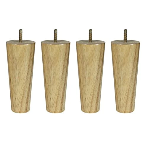 COZMAX 15cm Height Wood Color M8 Thread For Cabinet Chair Couch Table Bed Pack Of 4Pcs Kaihangwang - Image 2