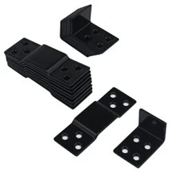 T Tulead Bed Rail Brackets Bed Hanger Connector Bed Frame Hardware Bed Post Brackets Bed Rail Fittings Steel Bed Connecting Hooks Set Of 8 With Screws