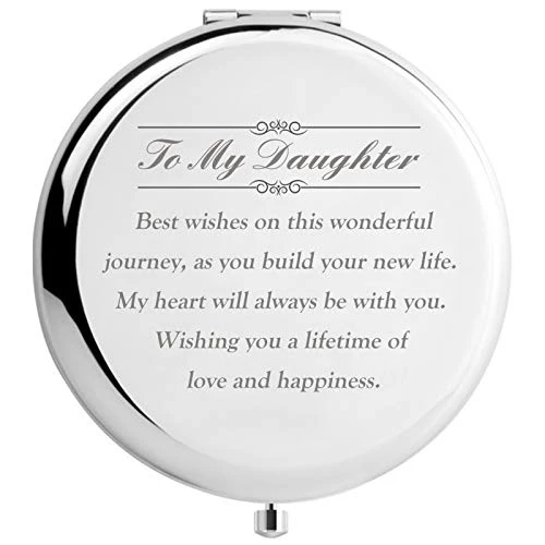 DIDADIC 40th Birthday Gifts For Women Makeup Mirror, 40 Years Old Gifts For Women Turning 40, Happy Birthday For Her Wife Daughter Sister Female Friends (40th Aged To Perfection) - Image 8