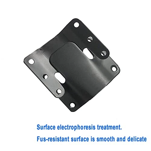 DERRILLA Universal Metal Sectional Furniture Interlocking Sofa Connector Bracket With Screws (Black, 4) - Image 4