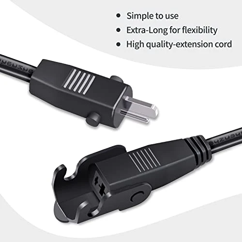 6 Feet Extension Cord For Lift Chair Or Power Recliner, Replacement Power Supply Cable For Okin Limoss Lazboy Pride Catnapper - Image 5