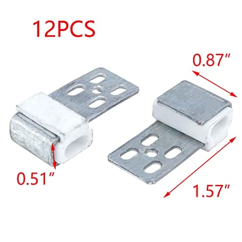 T Tulead Furniture Spring Clips Chair Couch Clips S Clips Sofa Spring Clips Pack Of 12 With Mounting Screws - Image 2
