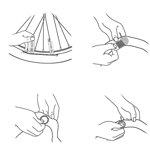 CLISPEED Tool Box Set Tool Box Set Rapair Multi-Function Kit Cycling Lever Tyre Patch Changing Bike Re Tool Tools Ra For Mountain Rasp Home Tire Black Shop Patch Kit Patch Kit - Image 3