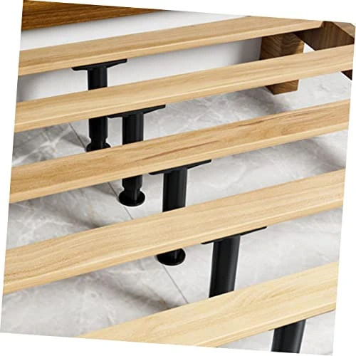 Veemoon 4 Pcs Bed Support Frame Holder Plastic Steel Telescopic Black - Image 5