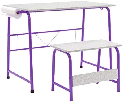 SD Studio Designs Project Center, 55125 Craft Table Play Desk With Bench, Pink - Image 7