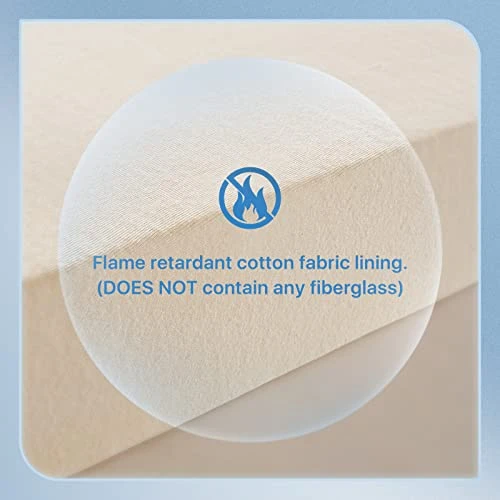 Memory Foam Baby Crib Mattress, Dual Side Mattress, Comfortable Memory Foam For Toddler, High Density Firm Foam Side For Infant, Washable And Water Proof Outer Cover, Fiber Glass Free.52x27.5x5.5inch - Image 2