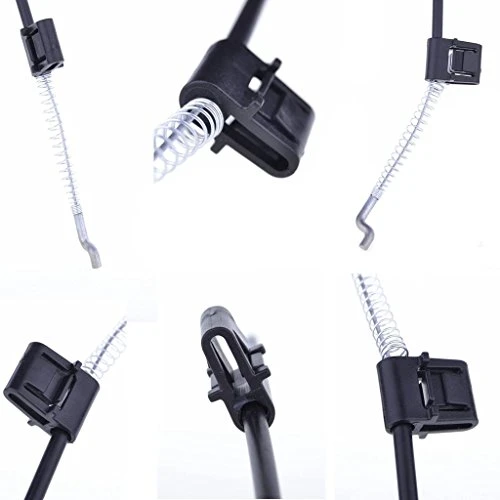 2 Pieces Recliner Release Cable Replacement D-Ring Pull Handle, Exposed Length 4.75" With S Tip - Image 4