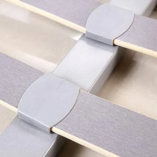 Pro Bamboo Kitchen 10pcs Bed Slat Plastic Center Cap White 55x9mm Centre Bed Slat Caps Holders Replacement Part For Wooden Bed, Sofa Bed, Bunk Bed - Image 3