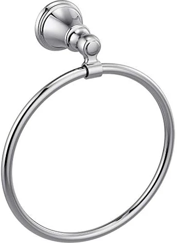 Delta Faucet 73246 Woodhurst Wall Mounted Towel Ring In Polished Chrome, Bath Accessories - Image 6