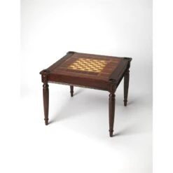 MAKLAINE Modern/Contemporary Multi-Game Card Table - Cherry Brown