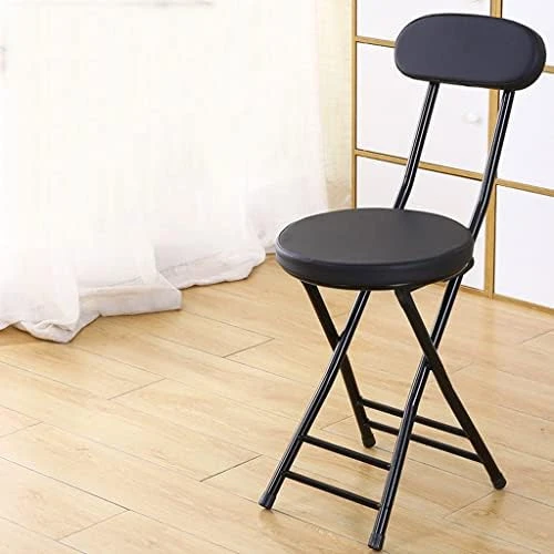 Cushioned Padded Folding Stool, 28.7-Inch Foldable Folding Bar Stool,Portable Folding Stool With Handle For Fishing Hiking Gardening Travel BBQ - Image 8