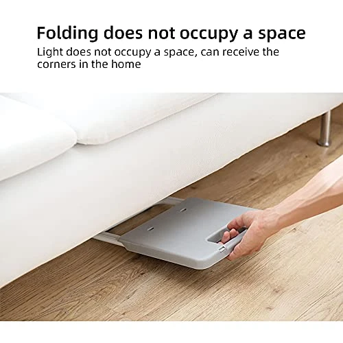 DDXY Portable Folding Stool, Heavy Duty Fold Up Stool Metal And Plastic , Foldable Stool For Adults Kitchen Garden Bathroom Collapsible Round Stool - Image 2