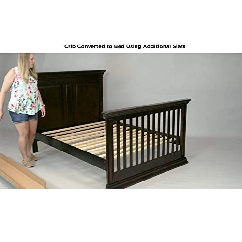 CC KITS Set Of Eight (8) 53 3/4 Inch Full/Double Size Solid Wood Support Bed Slats|Use Crib Conversion Kits|Platform Frame For Mattress|Bunkie Board, Box Spring Or Foundation Replacement Option - Image 4
