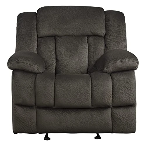 Lexicon Neuport Manual Glider Reclining Chair, Chocolate - Image 4