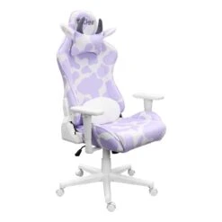 Techni Sport19.75 Modern Fabric Gaming Chair In Lavender Purple/White