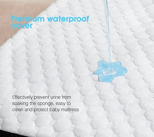 UBBCARE Waterproof Pack And Play Mattress, 38x26x3 Inches Memory Foam Playpen Mattress, Dual-Side Crib Mattress For Baby & Toddler - Image 2