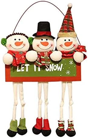 YIISU #nr92wv Christmas Decor Xmas Window Christmas Santa Party Door Decor - Image 6