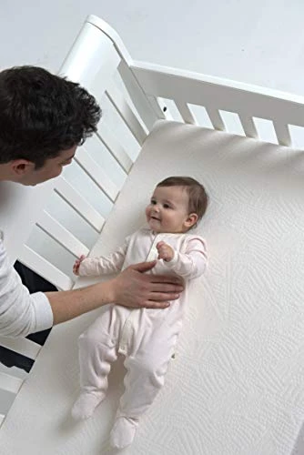 Bundle Of Dreams Flagship 5" Organic 2 Stage Mini Crib Mattress, Organic, Breathable, Hypoallergenic, For Portable Cribs