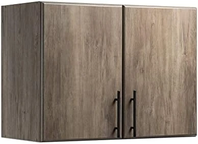 Prepac Elite 2 Door Stackable Wall Mounted Storage Cabinet, 16" D X 32" W X 24" H, White - Image 6