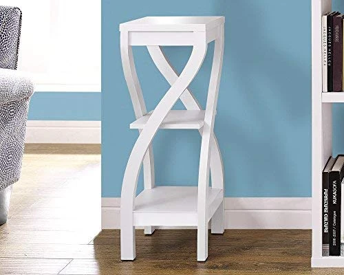 Monarch Specialties Accent Table, 32", White - Image 2