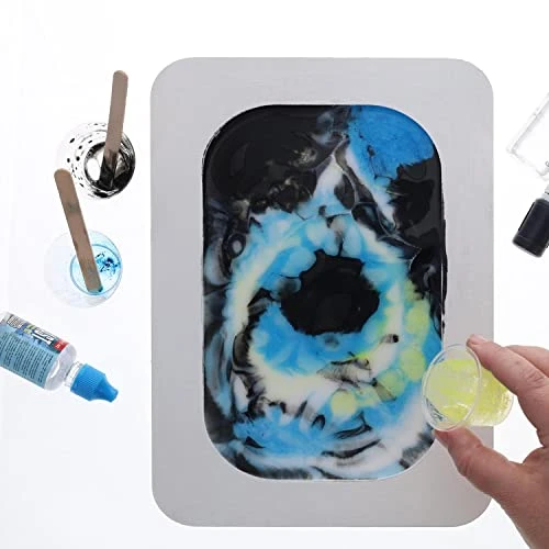 Welled Wood Surface, Pinwheel Shaped, 10" X 9.68", For Wooden Trays, Crafts And Decorations, Welled Center For Resin Design Or Paint - For Decoupage, Engraving, Wood Burning - Image 3