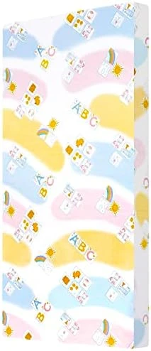 Dream On Me Asheville 4β Firm Fiber Crib And Toddler Mattress, Waterproof, GreenGuard Gold Certified, Dual-Sided , White Embossed Cover, Lightweight Reversible Design - Image 6