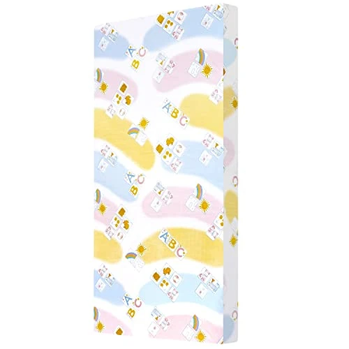 Dream On Me Asheville 4β Firm Fiber Crib And Toddler Mattress, Waterproof, GreenGuard Gold Certified, Dual-Sided , White Embossed Cover, Lightweight Reversible Design